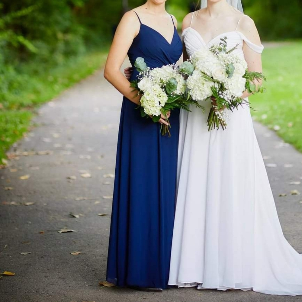 Levkoff Navy Blue Formal Dress